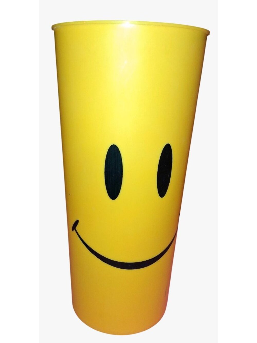 Large Yellow Smiley Face Container Durable Lightweight
